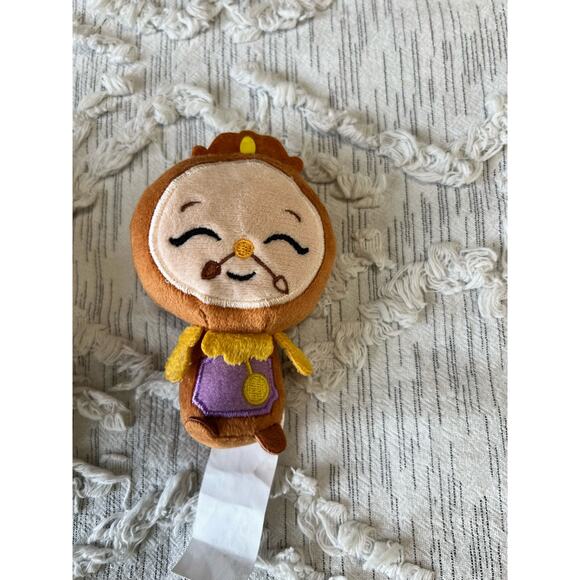 Wishables Plush Mickey Mouse and Cogsworth Clock Beauty & The Beast - Picture 4 of 6